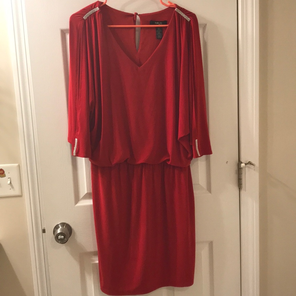 Red dress